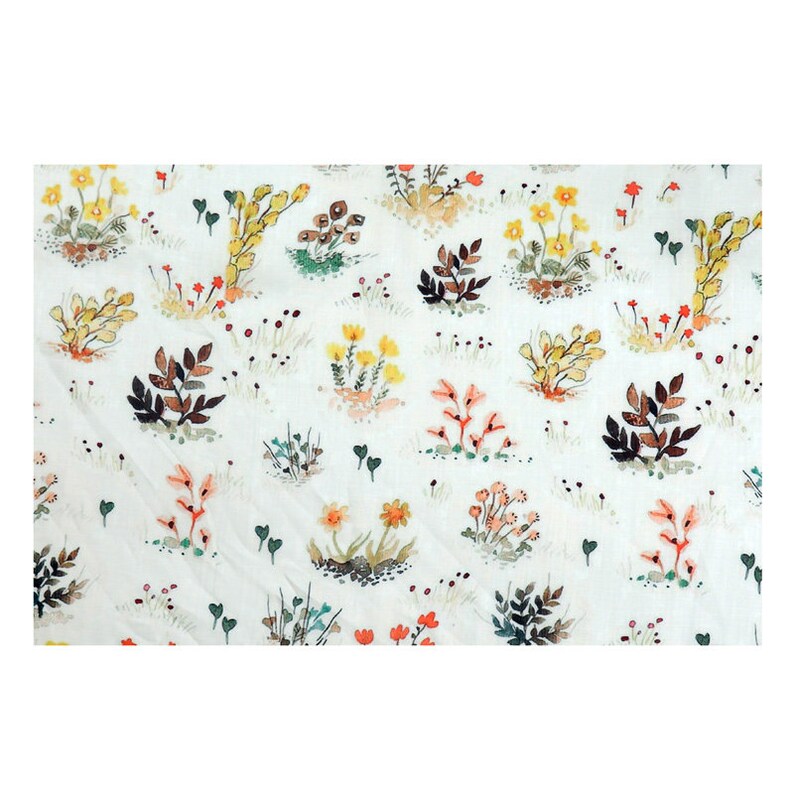 Print ramie fabric light weight ramie fabric by the yard