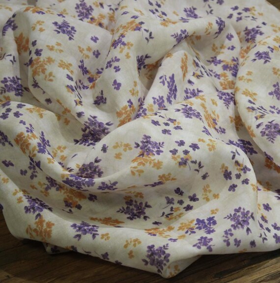 Print ramie fabric by the yard