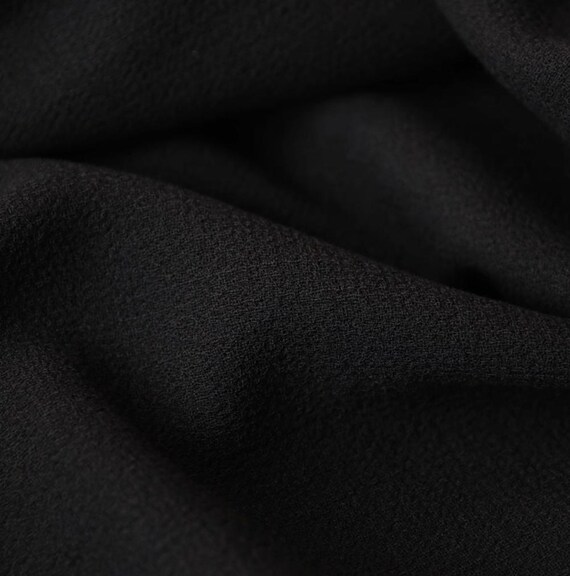 Crepe Worsted Wool fabric by the yard