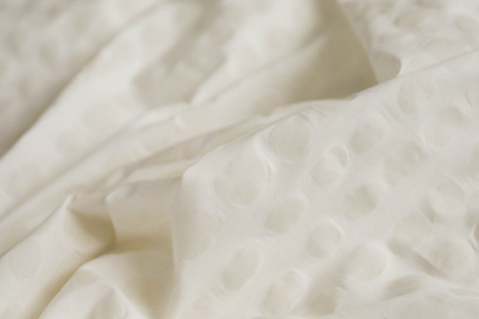 Ivory textured cotton fabric by the yard Etsy