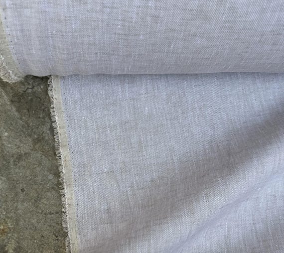 Yarn dyed linen fabric by the yard