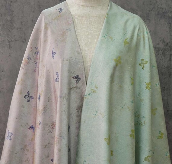 Jacquard brocade fabric by the yard