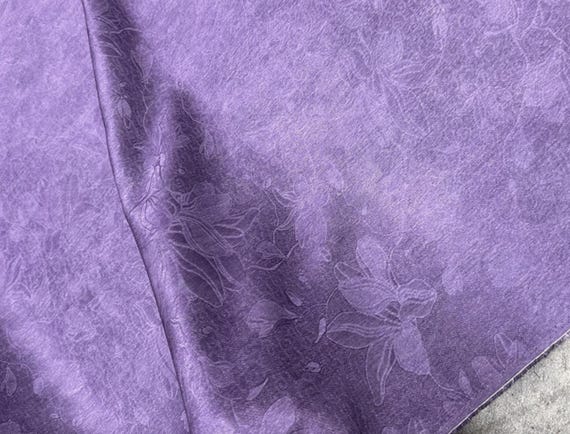 Jacquard silk fabric by the yard