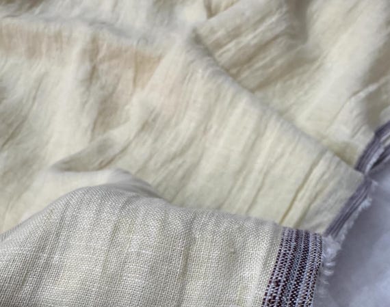 Yarn Dyed Hemp fabric by the yard