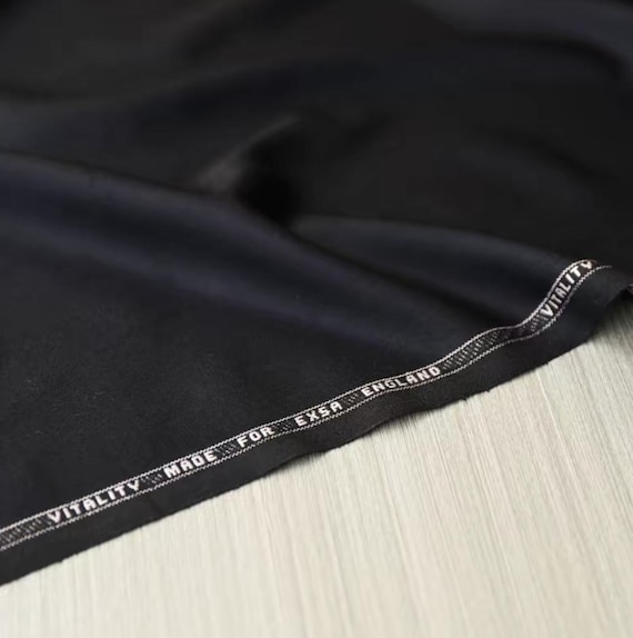 Worsted Wool fabric by the yard SUITING Fabric