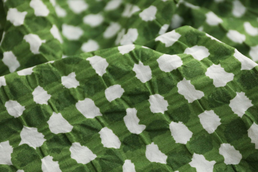 Print Textured Cotton Fabric by the Yard Etsy