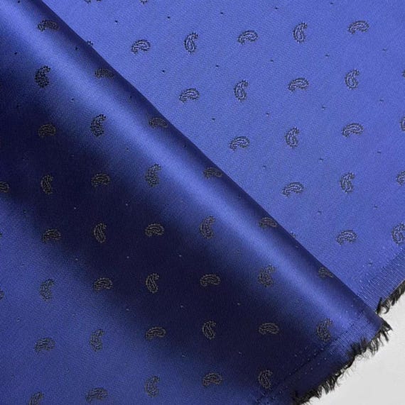 Jacquard Bemberg cupra fabric, Cupro lining fabric by the yard