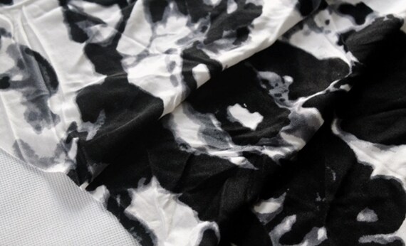 Knit silk viscose jersey fabric by the yard