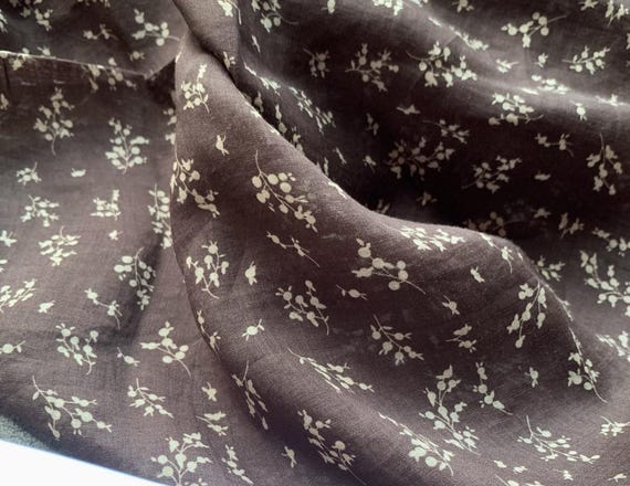 Print ramie fabric by the yard