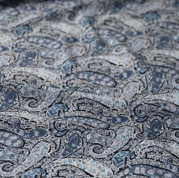Paisley Print cotton fabric by the yard