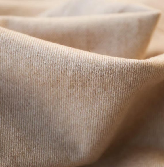 Twill Wool fabric by the yard