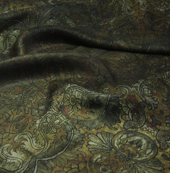 Print cupra cupro fabric by the yard