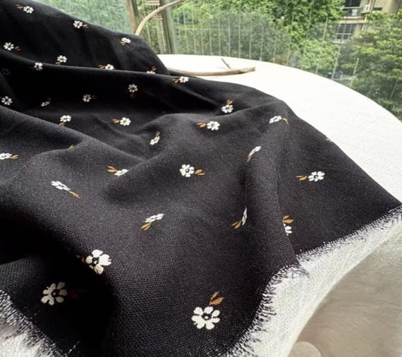 Print Linen fabric by the yard