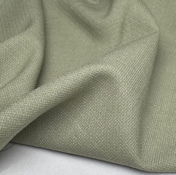 Worsted wool fabric by the yard
