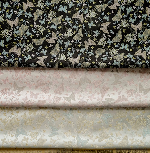 Jacquard brocade fabric by the yard