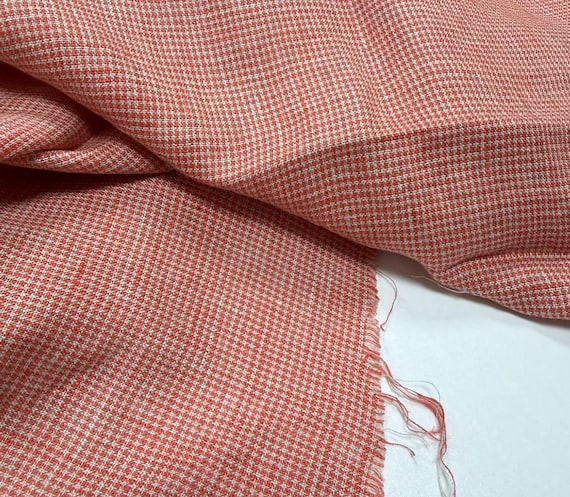 Yarn dyed linen fabric by the yard