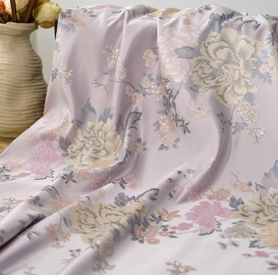 Jacquard viscose fabric by the yard