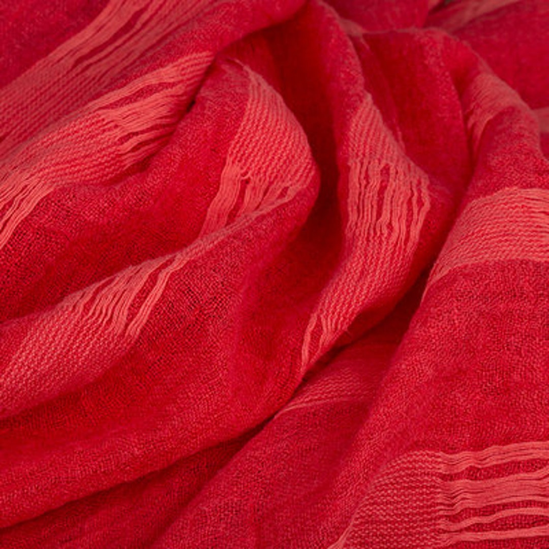 Jacquard Linen Fabric by the Yard Etsy