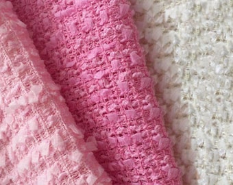 Tweed fabric by the yard
