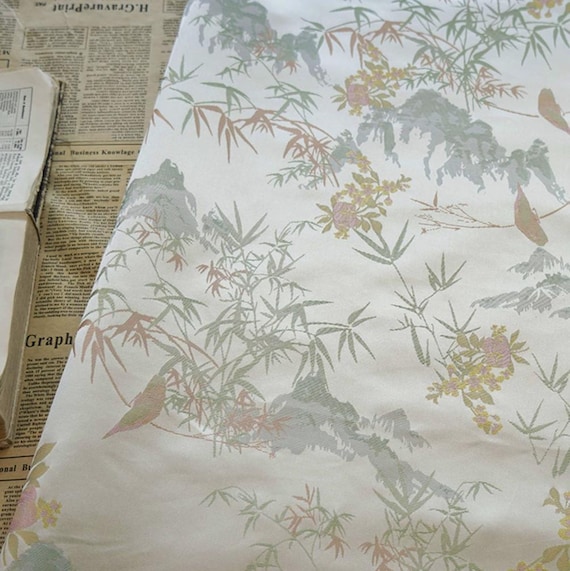 Jacquard viscose fabric by the yard