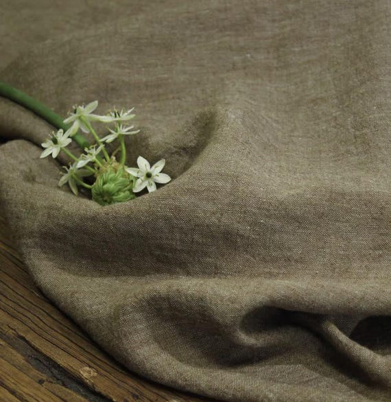 Yarn dyed hemp linen fabric by the yard