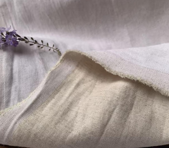 Heavy weight hemp cotton fabric by the yard