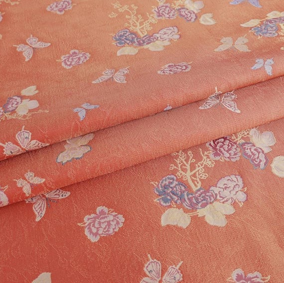 Jacquard Brocade fabric by the yard