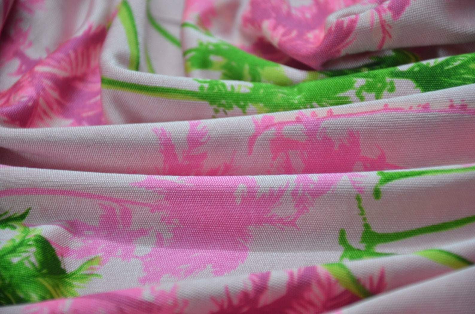 Print Knit silk jersey fabric by the yard Etsy