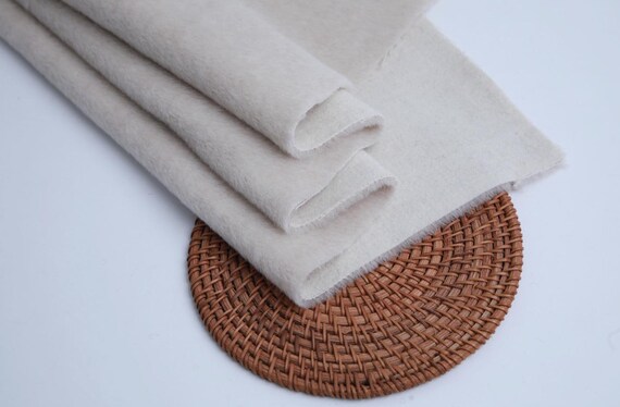 Baby Suri alpaca wool fabric, woolen fabric by the yard