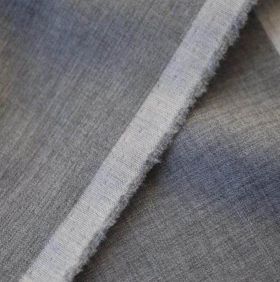 Worsted Wool fabric by the yard SUITING Fabric