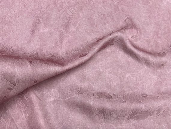 Jacquard silk fabric by the yard