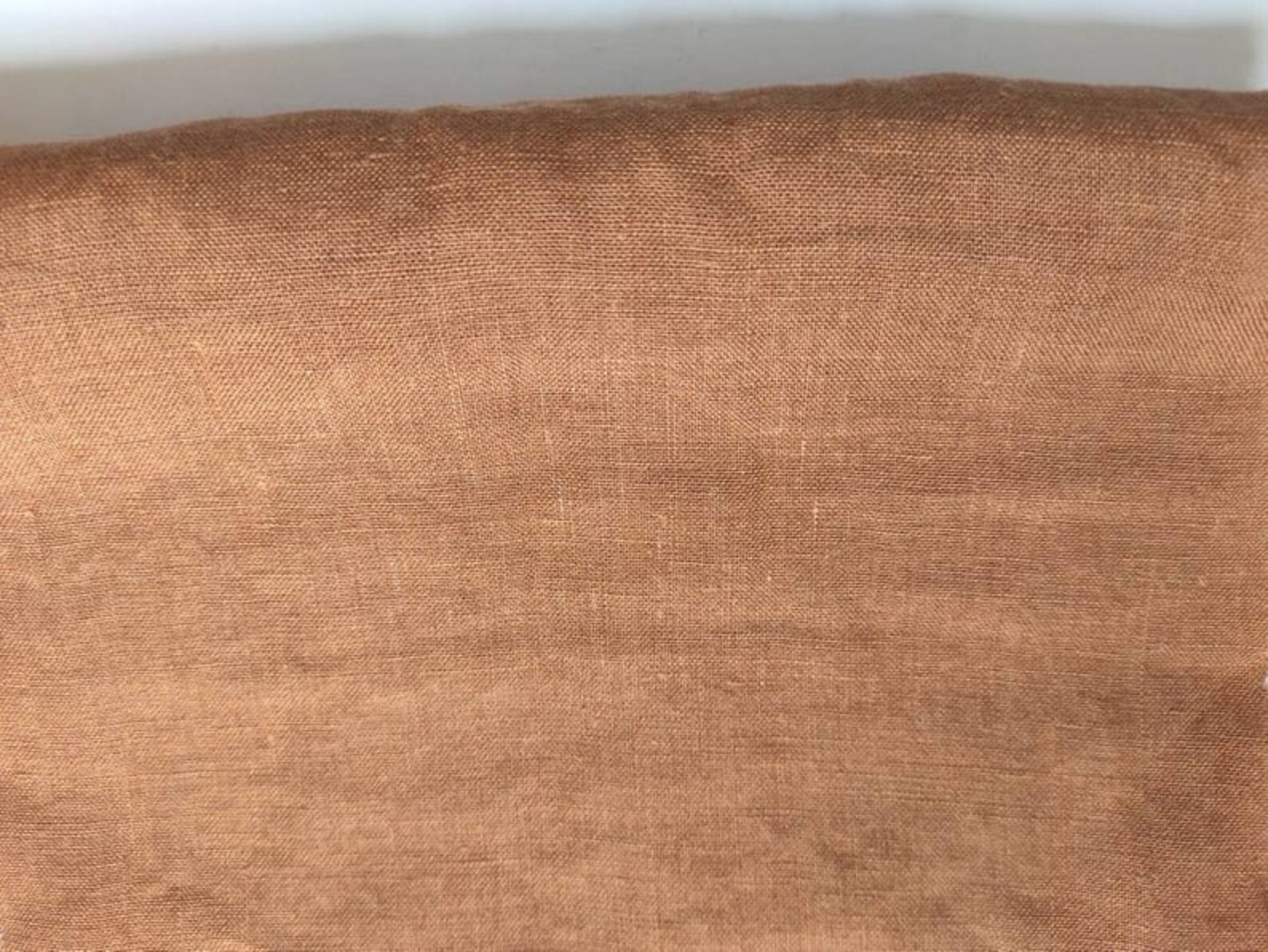 Brown hemp fabric by the yard 150gsm Etsy