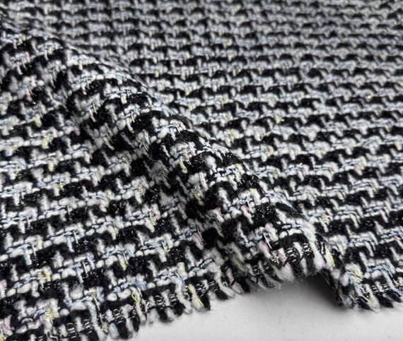 Tweed Wool fabric by the yard