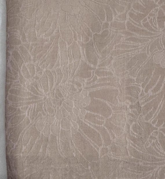 Jacquard Silk linen fabric by the yard
