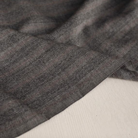 Striped Worsted Wool fabric by the yard