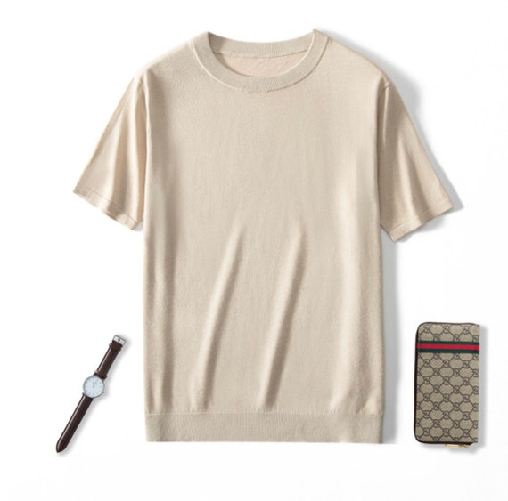 Silk Cashmere Knit T shirts