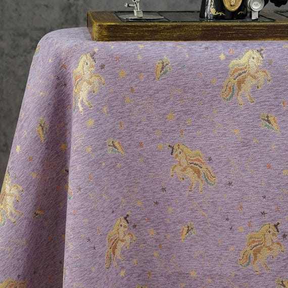 Jacquard brocade fabric by the yard