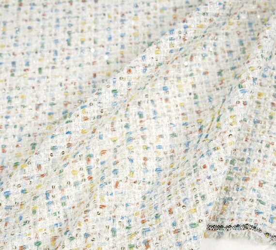 Tweed fabric by the yard