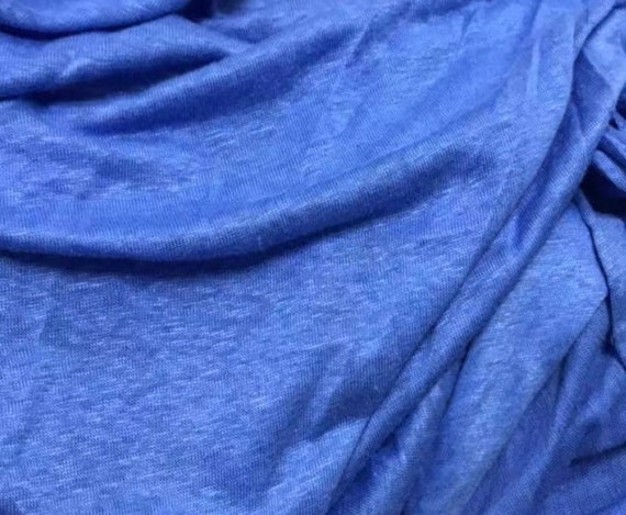 Knit linen fabric by the yard