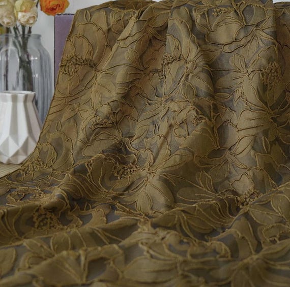 Multi Color Options Jacquard brocade fabric by the yard