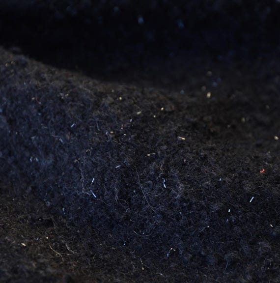 Metallic Tweed Wool fabric by the yard