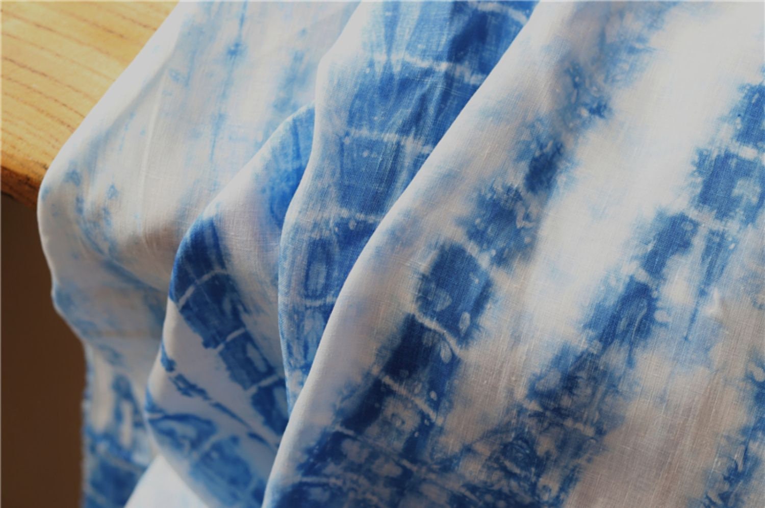 Tie dyed linen fabric by the yard Etsy