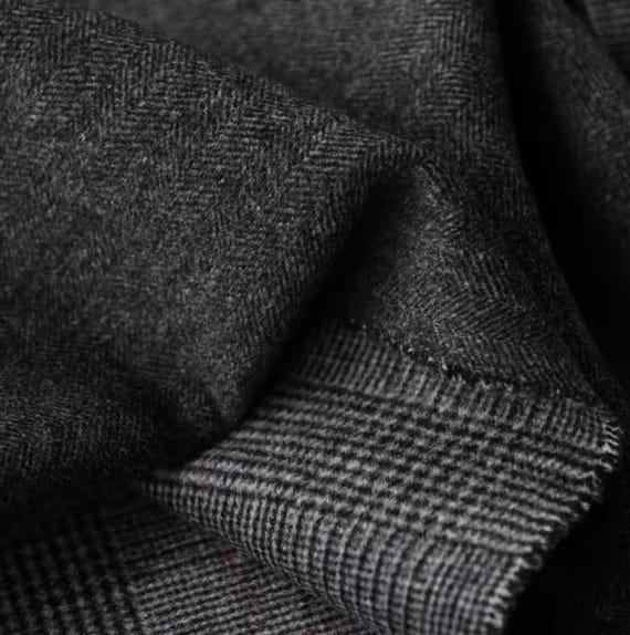Double Sided Wool fabric by the yard
