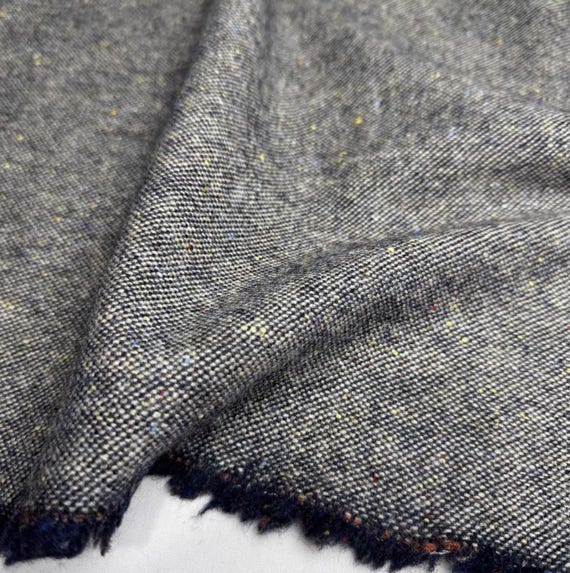 Specks Wool fabric by the yard