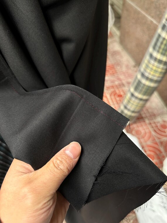 Worsted Wool fabric by the yard