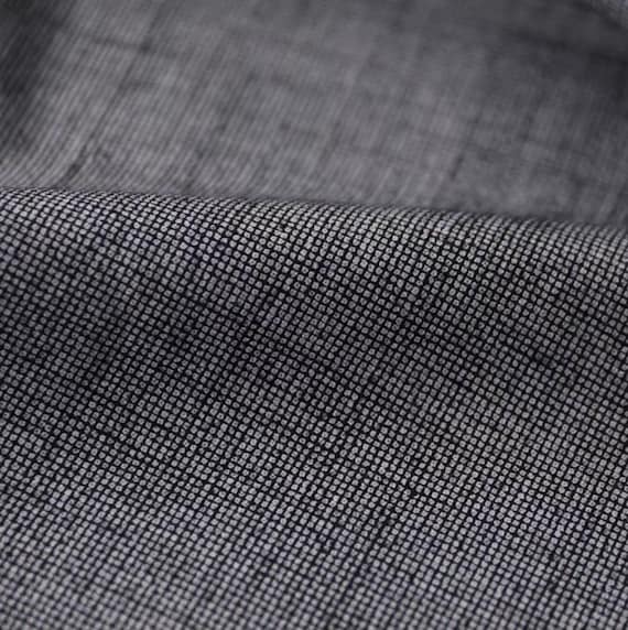 Plaid Worsted Wool Fabric, Grid Gingham Checks, By The Yard