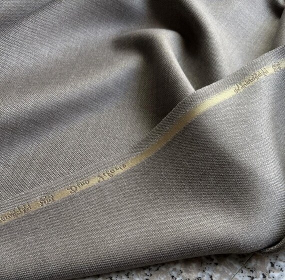 Worsted Wool fabric by the yard