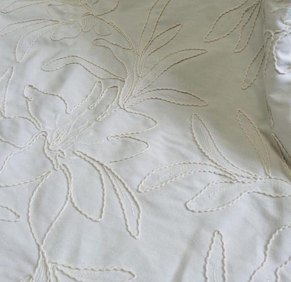 Embroidery cotton fabric By the yard