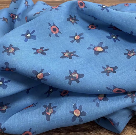 Print ramie fabric by the yard