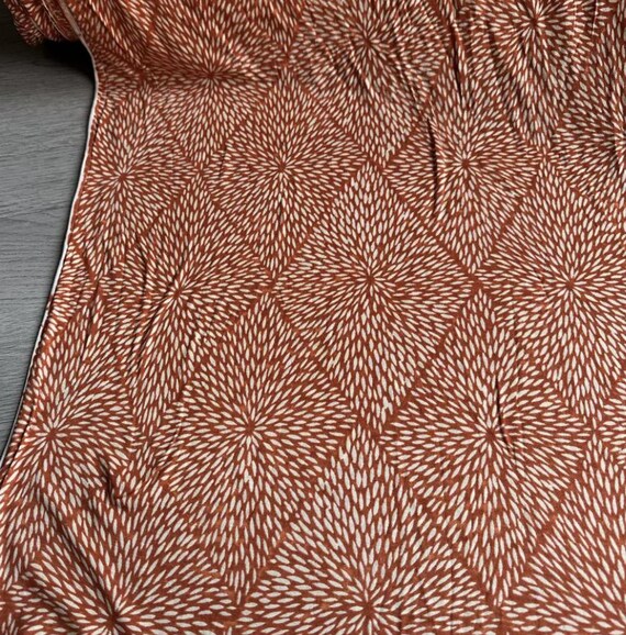 Print Knit silk fabric by the yard